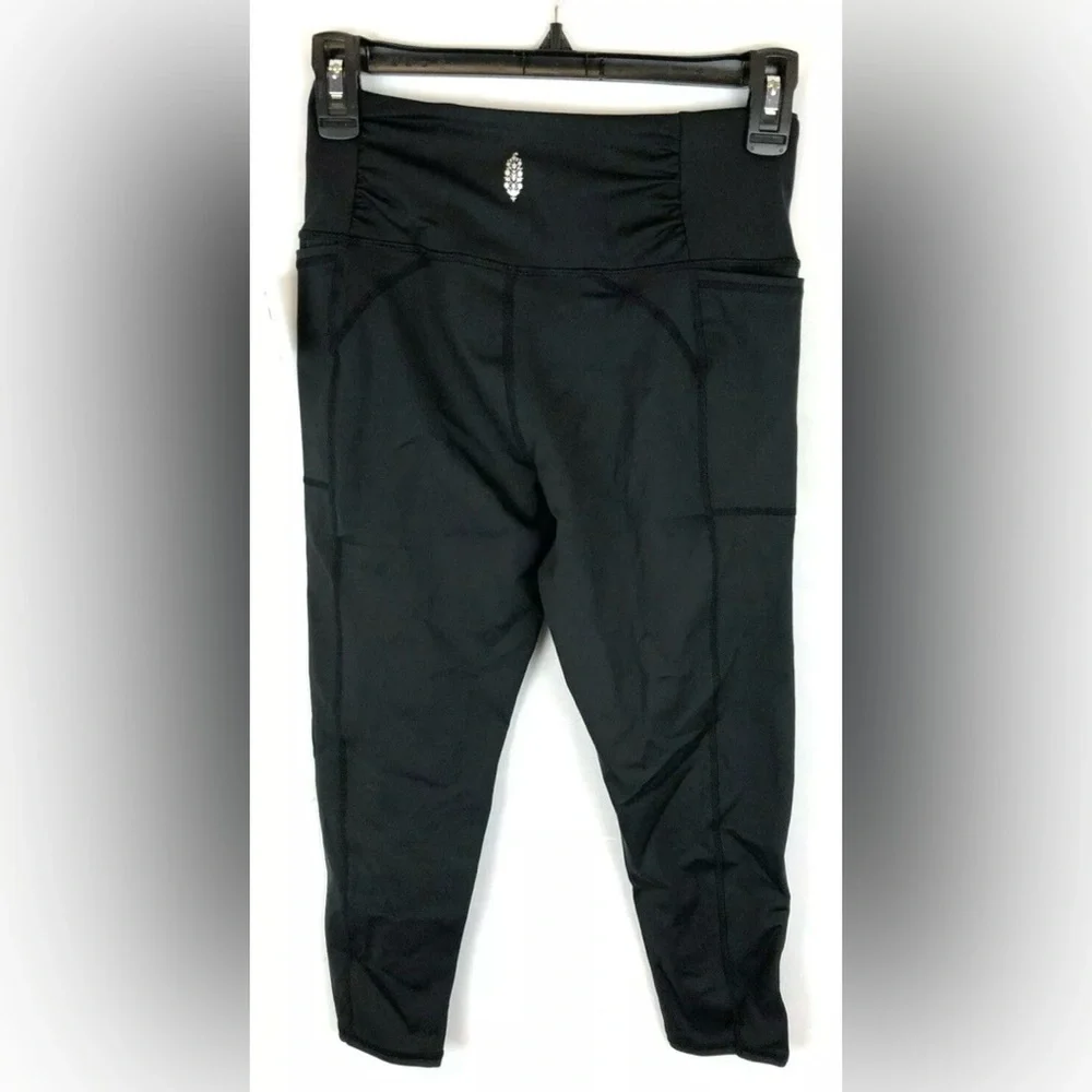 Free People Womens FP Movement Breathe Easy Leggings Black XSmall
